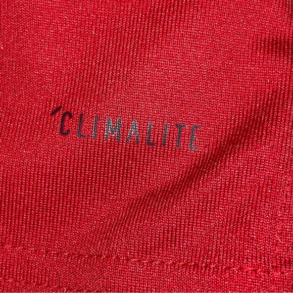 Men’s 3XL ADIDAS CLIMALITE Red RUTGERS UNIVERSITY Athletic Polo Shirt NWOTS 3X - Picture 3 of 12